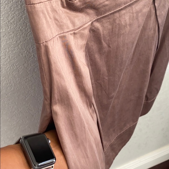 French Connection Caramel Cotton Strapless Dress - Picture 9 of 9